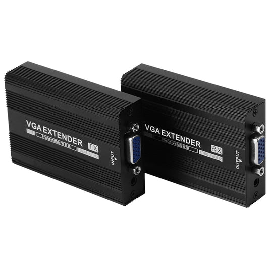 Measy VGA1815 VGA Extender Transmitter and Receiver Converter, POE Single Power Supply, Transmission Distance: 150m(AU Plug) - VGA Extender by Measy | Online Shopping UK | buy2fix