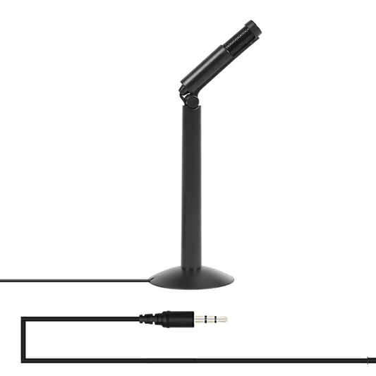 Yanmai SF-950 120 Degree Rotation Head 3.5mm Jack Studio Stereo Recording Microphone, Cable Length: 1.3m, Compatible with PC and Mac for Live Broadcast Show, KTV, etc.(Black) - Microphone by Yanmai | Online Shopping UK | buy2fix