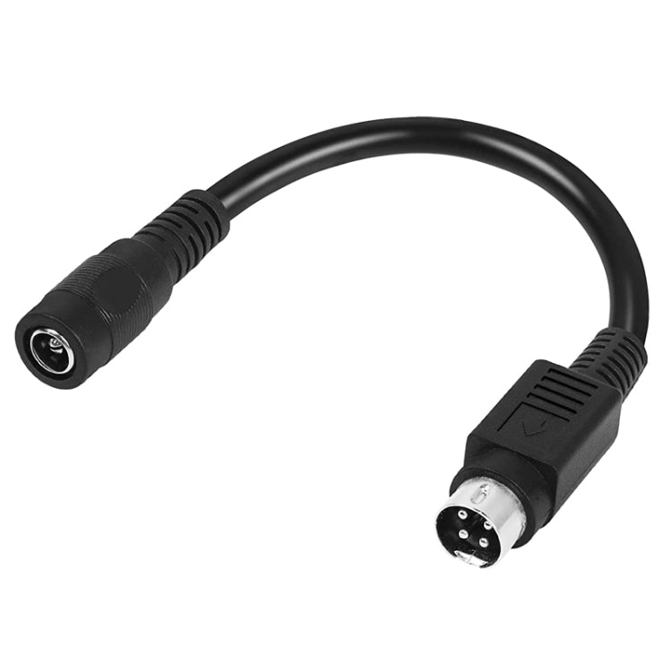 4 Pin DIN Male To DC 5.5x2.1mm Female Power Connection Cable, Length: 0.15m by buy2fix