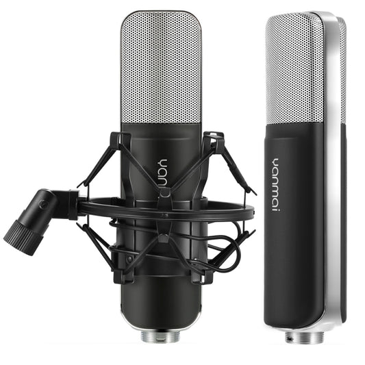 Yanmai Q8 Professional Game Condenser Sound Recording Microphone with Holder, Compatible with PC and Mac for  Live Broadcast Show, KTV, etc.(Black) - Microphone by Yanmai | Online Shopping UK | buy2fix