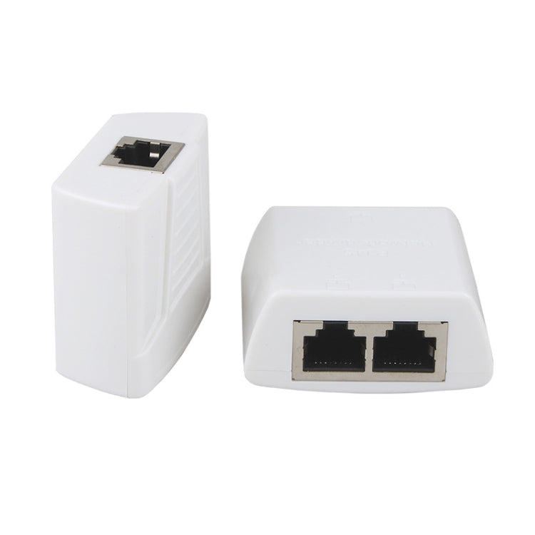 RJ45 to 2 x RJ45 Ethernet Network Coupler Thunder Lightning Protection (White) by buy2fix