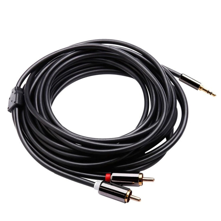 5m Gold Plated 3.5mm Jack to 2 x RCA Male Stereo Audio Cable by buy2fix