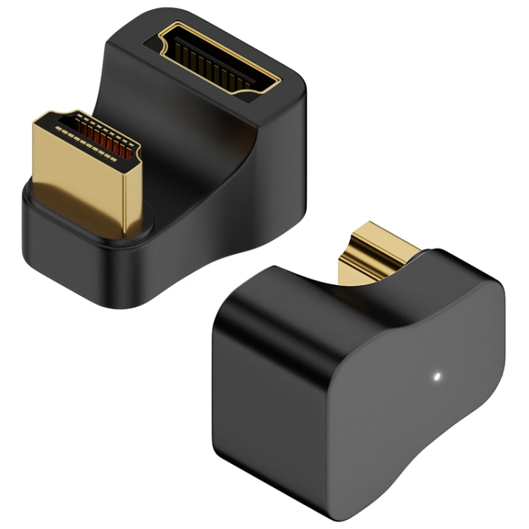 A8K-15 8K HDMI Male to HDMI Female U-bend Adapter by buy2fix