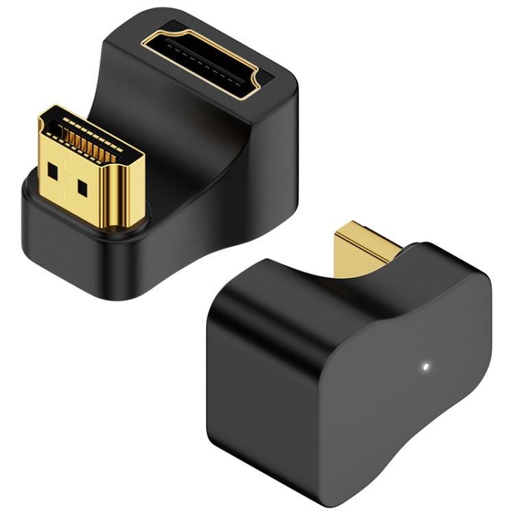 A8K-16 8K HDMI Male to HDMI Female U-bend Adapter by buy2fix