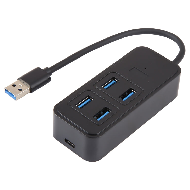 BYL-1901U 5 in 1 USB to USB3.0x4+USB-C / Type-C HUB Adapter by buy2fix