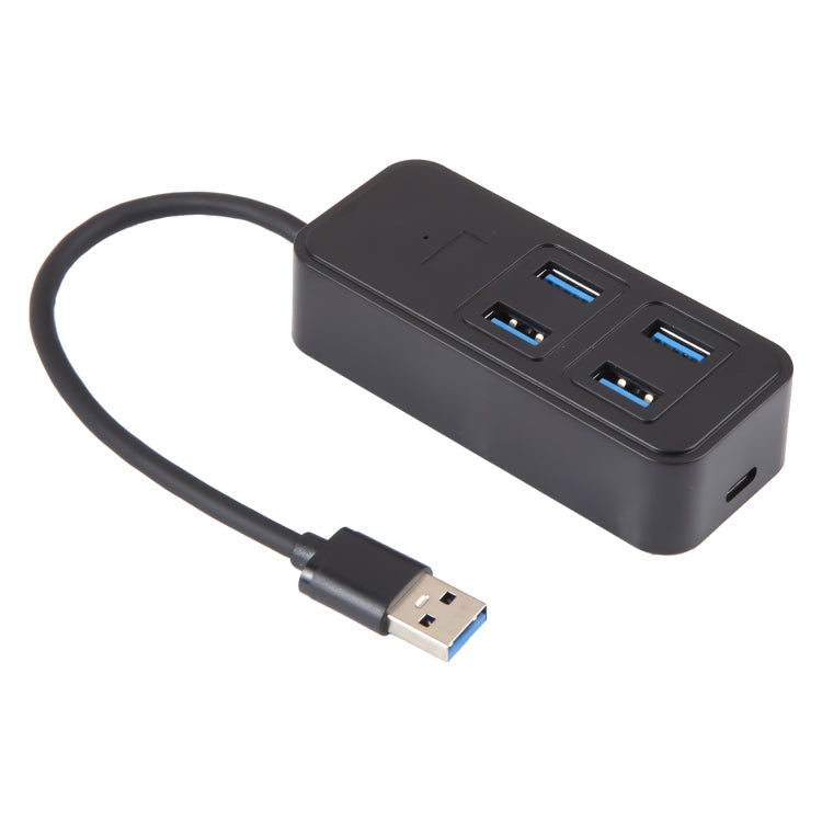 BYL-1901U 5 in 1 USB to USB3.0x4+USB-C / Type-C HUB Adapter by buy2fix
