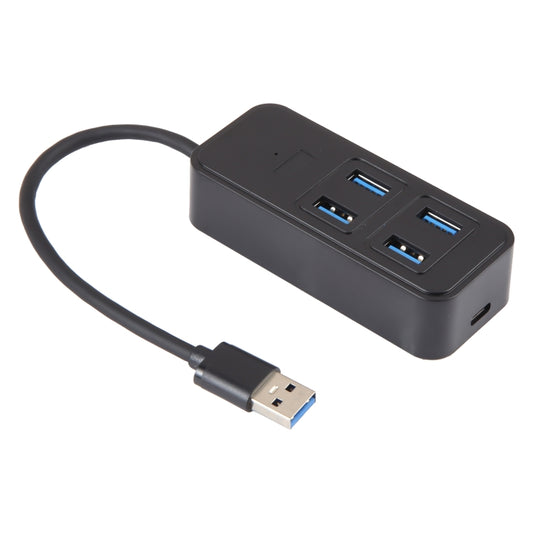 BYL-1901U 5 in 1 USB to USB3.0x4+USB-C / Type-C HUB Adapter by buy2fix