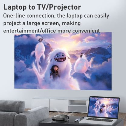 BYL-2006A USB-C/Type-C to HDTV 4K Converter Cable (Silver) by buy2fix