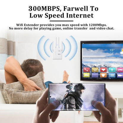 ZX-R08 300Mbps 2.4G WiFi Repeater Signal Amplifier, US Plug by buy2fix