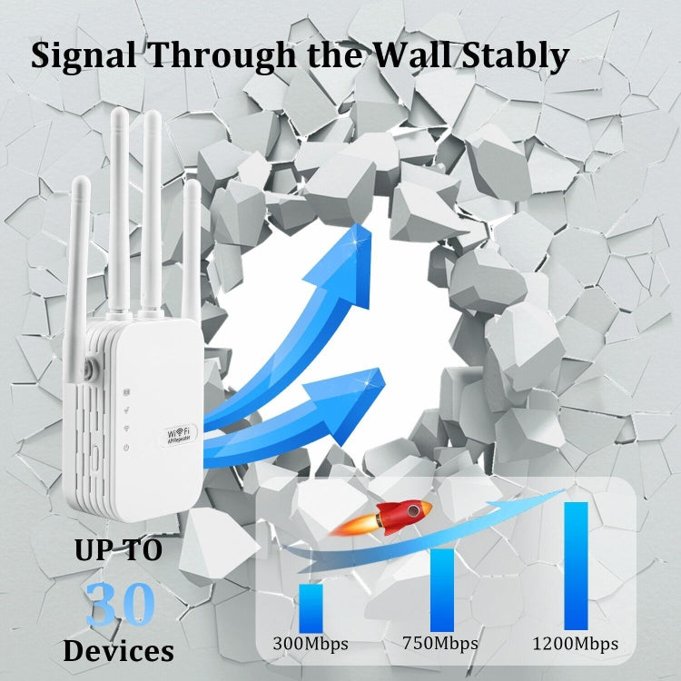 ZX-R08 300Mbps 2.4G WiFi Repeater Signal Amplifier, US Plug by buy2fix
