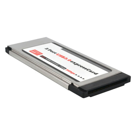 2 Ports USB 3.0 5Gbps PCI 34mm Slot Express Card for Laptop / Notebook - Add-on Cards by buy2fix | Online Shopping UK | buy2fix