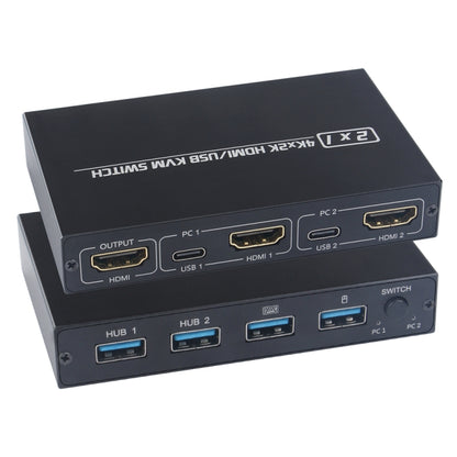 AM-KVM201CL 2x1 4Kx2K HDMI / USB / KVM Switch - Switch by buy2fix | Online Shopping UK | buy2fix