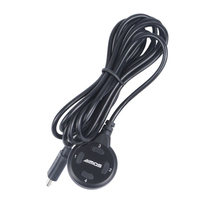 AIMOS AM-SH4 Switcher Sharing Device 4-buttons Extension Cable Extender by buy2fix