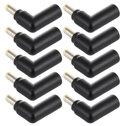 10 PCS 4.5 x 3.0mm Female to 5.5 x 2.5mm Male Plug Elbow Adapter Connector - Universal Power Adapter by buy2fix | Online Shopping UK | buy2fix