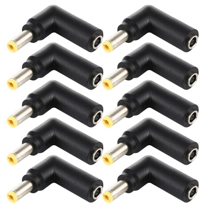 10 PCS 4.5 x 3.0mm Female to 5.5 x 2.5mm Male Plug Elbow Adapter Connector - Universal Power Adapter by buy2fix | Online Shopping UK | buy2fix