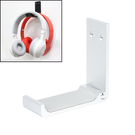 Paste Screw Type Metal Foldable Headset Stand Display Hanger(Silver) - Anti-lost & Holder by buy2fix | Online Shopping UK | buy2fix