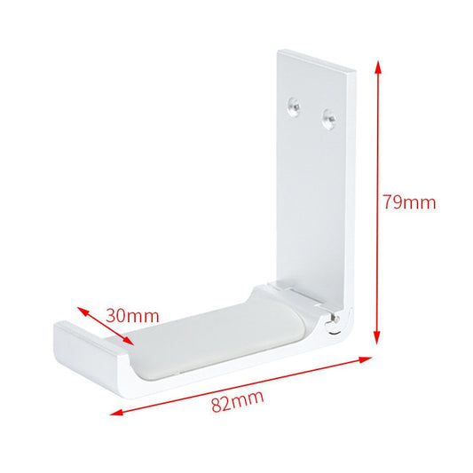 Paste Screw Type Metal Foldable Headset Stand Display Hanger(Silver) - Anti-lost & Holder by buy2fix | Online Shopping UK | buy2fix