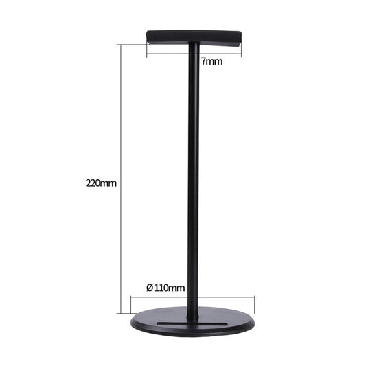 X1 Universal Detachable Aluminum Alloy Headphone Stand Display Hanger (Black) - Anti-lost & Holder by buy2fix | Online Shopping UK | buy2fix