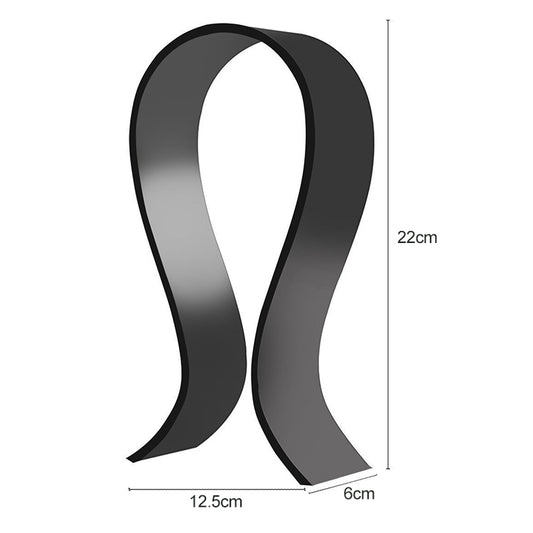 DA1502 Universal Acrylic Headset Stand Display Hanger (Black) - Anti-lost & Holder by buy2fix | Online Shopping UK | buy2fix