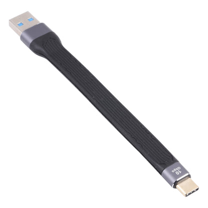 10Gbps USB-C / Type-C Male to USB Male Soft Flat Data Transmission Fast Charging Cable by buy2fix