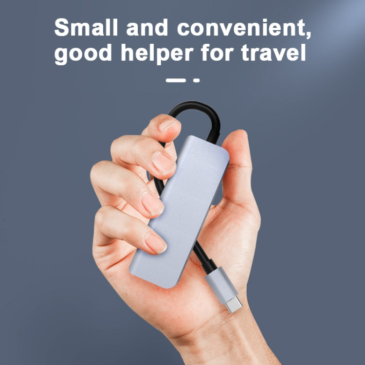 2011N 3 In 1 USB 3.0 x2 + HDMI Multi-function Type-C / USB-C HUB Docking Station by buy2fix