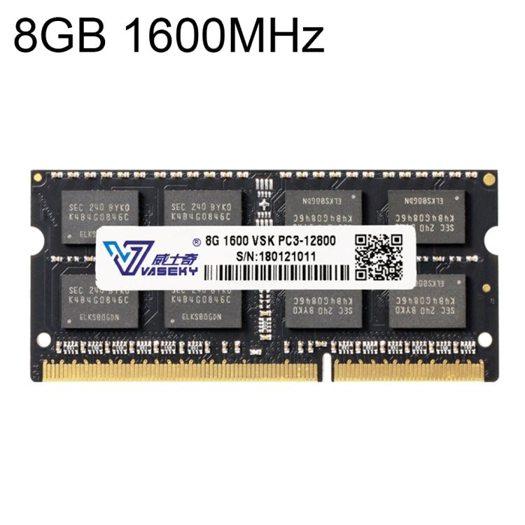 Vaseky 8GB 1600MHz PC3-12800 DDR3 PC Memory RAM Module for Laptop by Vaseky