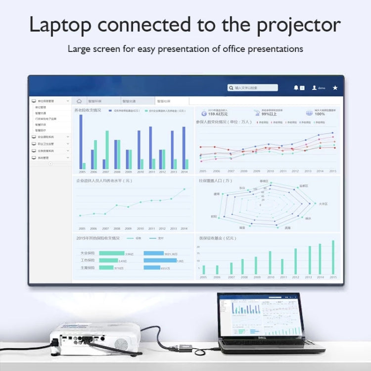 TC026 1.8m 1080P USB-C / Type-C Male to VGA Male Adapter Cable by buy2fix