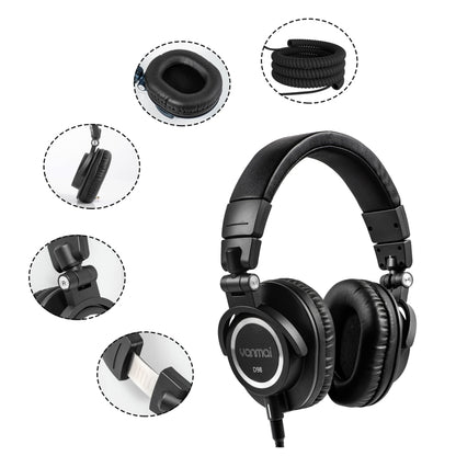 Yanmai D98 Professional Recording Monitor Headphone (Silver Grey) - Multimedia Headset by Yanmai | Online Shopping UK | buy2fix