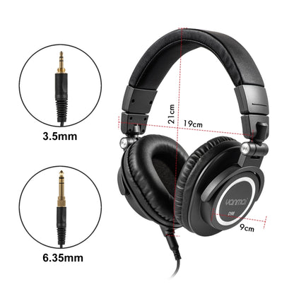 Yanmai D98 Professional Recording Monitor Headphone (Silver Grey) - Multimedia Headset by Yanmai | Online Shopping UK | buy2fix