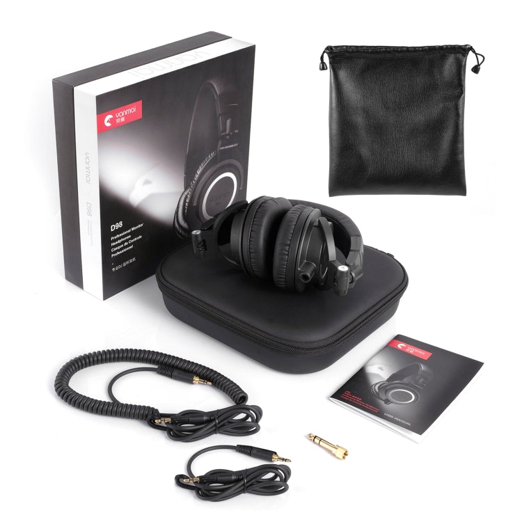 Yanmai D98 Professional Recording Monitor Headphone (Silver Grey) - Multimedia Headset by Yanmai | Online Shopping UK | buy2fix
