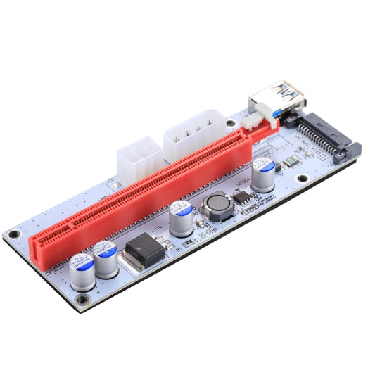 PCE164P-N06 VER008S USB 3.0 PCI-E Express 1x to 16x PCI-E Extender Riser Card Adapter 15 Pin SATA Power 6 Pin + 4 Pin Power Supply Port with 60cm USB Cable(Red) by buy2fix