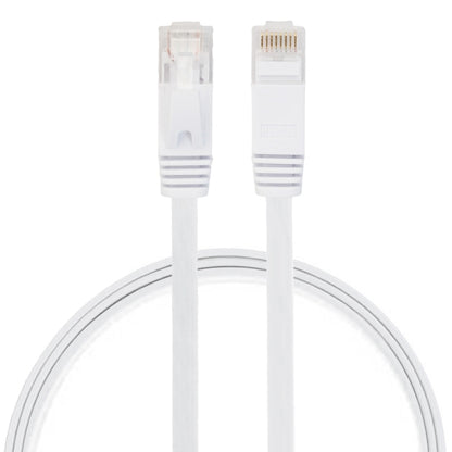 0.5m CAT6 Ultra-thin Flat Ethernet Network LAN Cable, Patch Lead RJ45 (White) - Lan Cable and Tools by buy2fix | Online Shopping UK | buy2fix