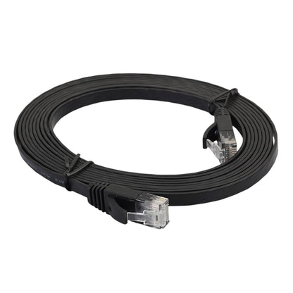 3m CAT6 Ultra-thin Flat Ethernet Network LAN Cable, Patch Lead RJ45 (Black) - Lan Cable and Tools by buy2fix | Online Shopping UK | buy2fix