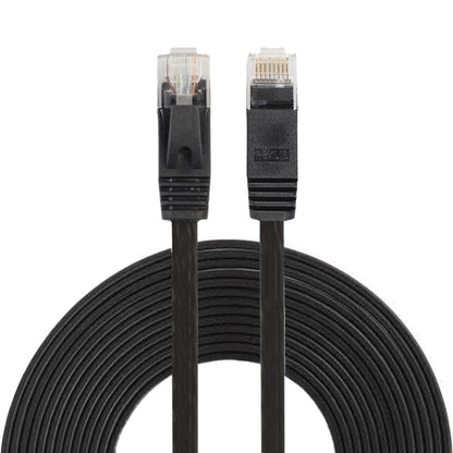 5m CAT6 Ultra-thin Flat Ethernet Network LAN Cable, Patch Lead RJ45(Black) by buy2fix