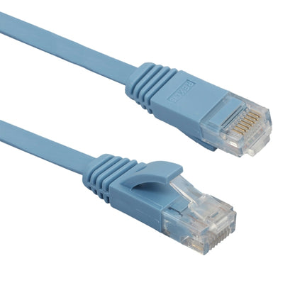 10m CAT6 Ultra-thin Flat Ethernet Network LAN Cable, Patch Lead RJ45 (Blue) by buy2fix