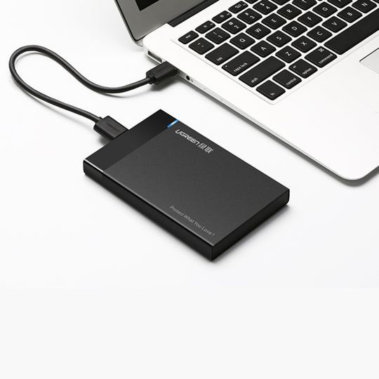 UGREEN US221 boîtier de disque dur 2.5 pouces SATA vers USB 3.0 adaptateur SSD boîtier de disque dur boîtier de disque dur externe, prise en charge du protocole UASP