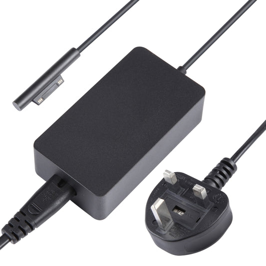For Microsoft Surface Pro 7 / 7 Plus / 8 / 9 / X & Laptop 3 / 4 / 5 65W Laptop Power Adapter (UK Plug) by buy2fix