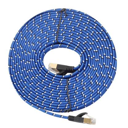 10m Gold Plated CAT-7 10 Gigabit Ethernet Ultra Flat Patch Cable for Modem Router LAN Network, Built with Shielded RJ45 Connector by buy2fix