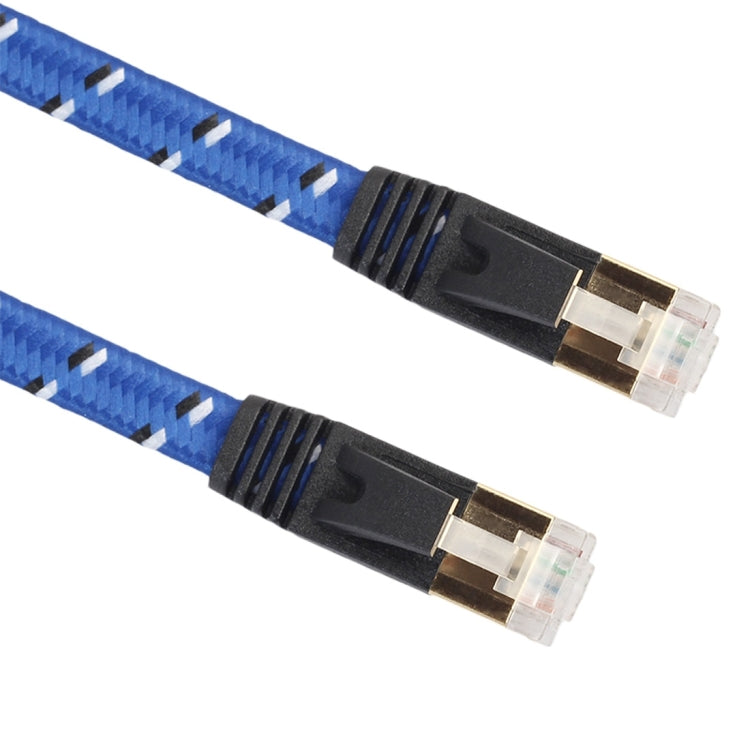 10m Gold Plated CAT-7 10 Gigabit Ethernet Ultra Flat Patch Cable for Modem Router LAN Network, Built with Shielded RJ45 Connector by buy2fix