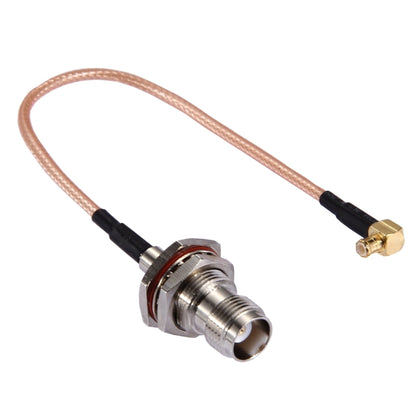 15cm TNC Female to MCX Male 90 Degree Elbow RG316 Cable by buy2fix