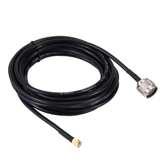 5m RP-SMA Male to N Male RG58 Cable by buy2fix