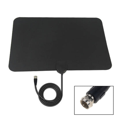 AN-1002 5dBi/25dBi Indoor HDTV Antenna with Sucker, VHF170-230/UHF470-862MHz(Black) - DVB-T & Simulation Antenna by buy2fix | Online Shopping UK | buy2fix