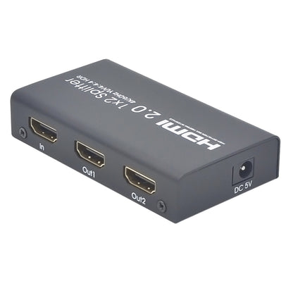 AYS-12V20 HDMI 2.0 1x2 4K Ultra HD Switch Splitter(Black) by buy2fix