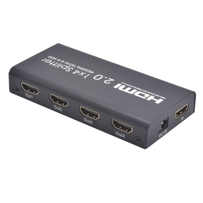 AYS-14V20 HDMI 2.0 1x4 4K Ultra HD Switch Splitter(Black) by buy2fix