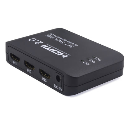 AYS-31V20 HDMI 2.0 3x1 4K Ultra HD Switch Splitter(Black) by buy2fix