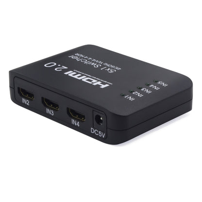 AYS-51V20 HDMI 2.0 5x1 4K Ultra HD Switch Splitter(Black) by buy2fix