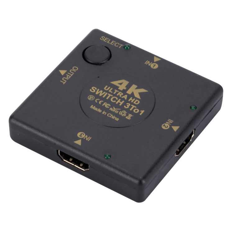 HDMI Switch 3 into 1 out 4Kx2K HD Video Switch - Switch by buy2fix | Online Shopping UK | buy2fix