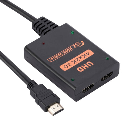 1 into 2 out HDMI 4K HD Video Splitter, with Cable - Splitter by buy2fix | Online Shopping UK | buy2fix
