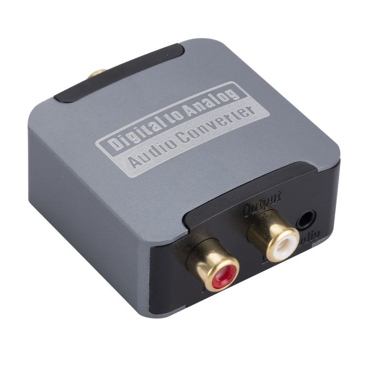 Digital to Analog 3.5 Coaxial Audio Converter, Host + USB Cable - RCA Adapter by buy2fix | Online Shopping UK | buy2fix