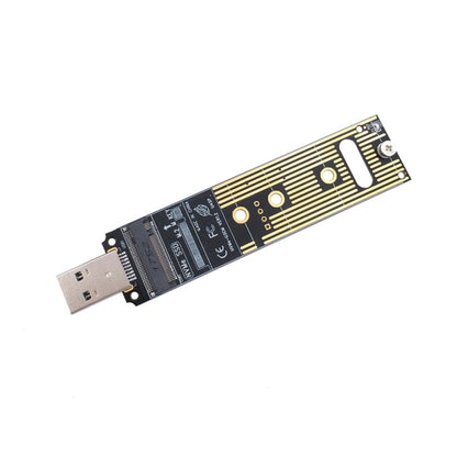 MSA7780 M.2 NVME PCI-E SSD to USB 3.1 Type-A Plug-in Adapter Card by buy2fix